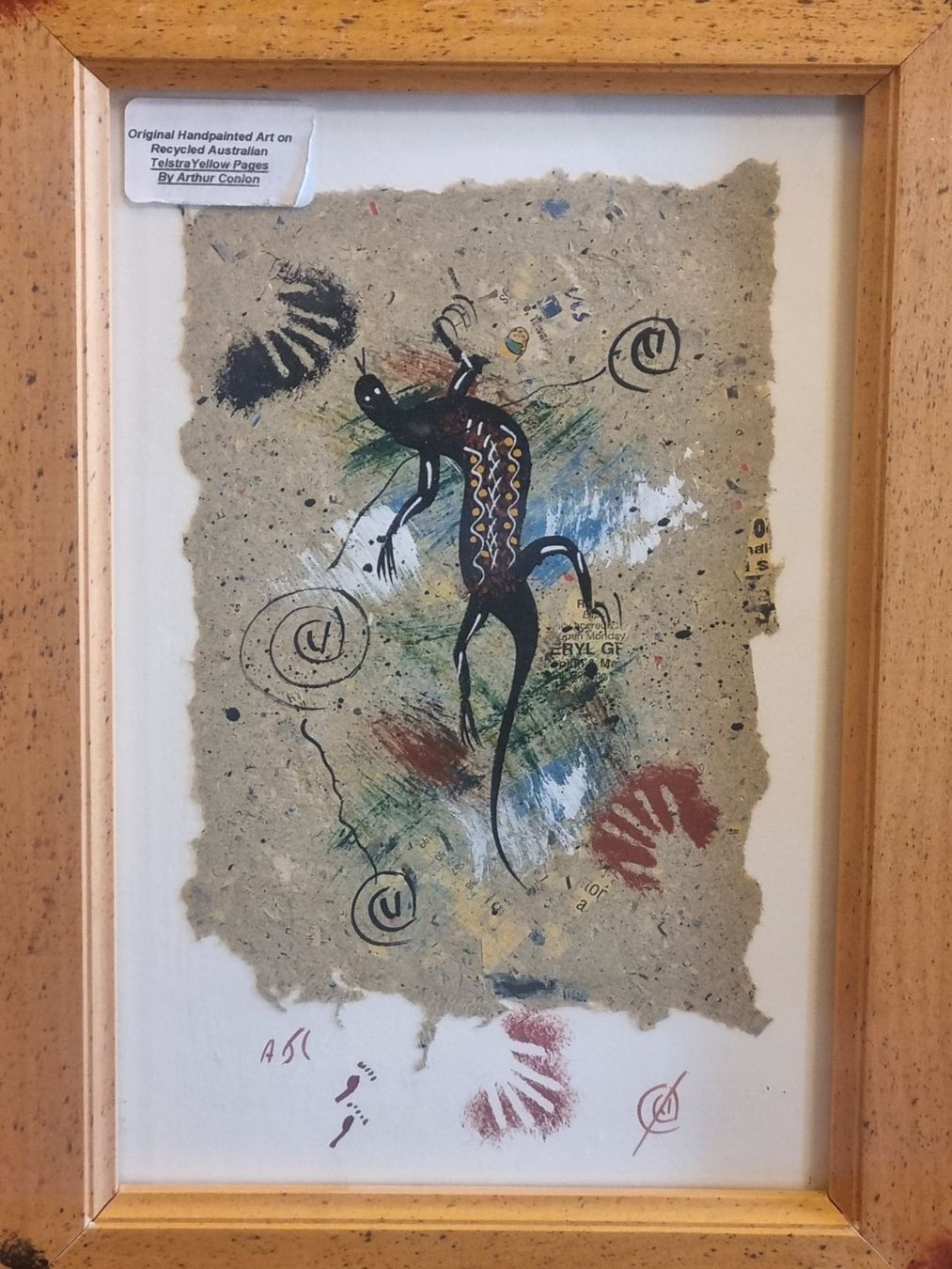Gemälde: Aboriginal Kunst Australien Original handgemalt – Gebraucht aus Scharnachtal von devin03