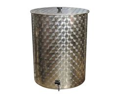 Cuve inox 150 L avec couvercle et robinet