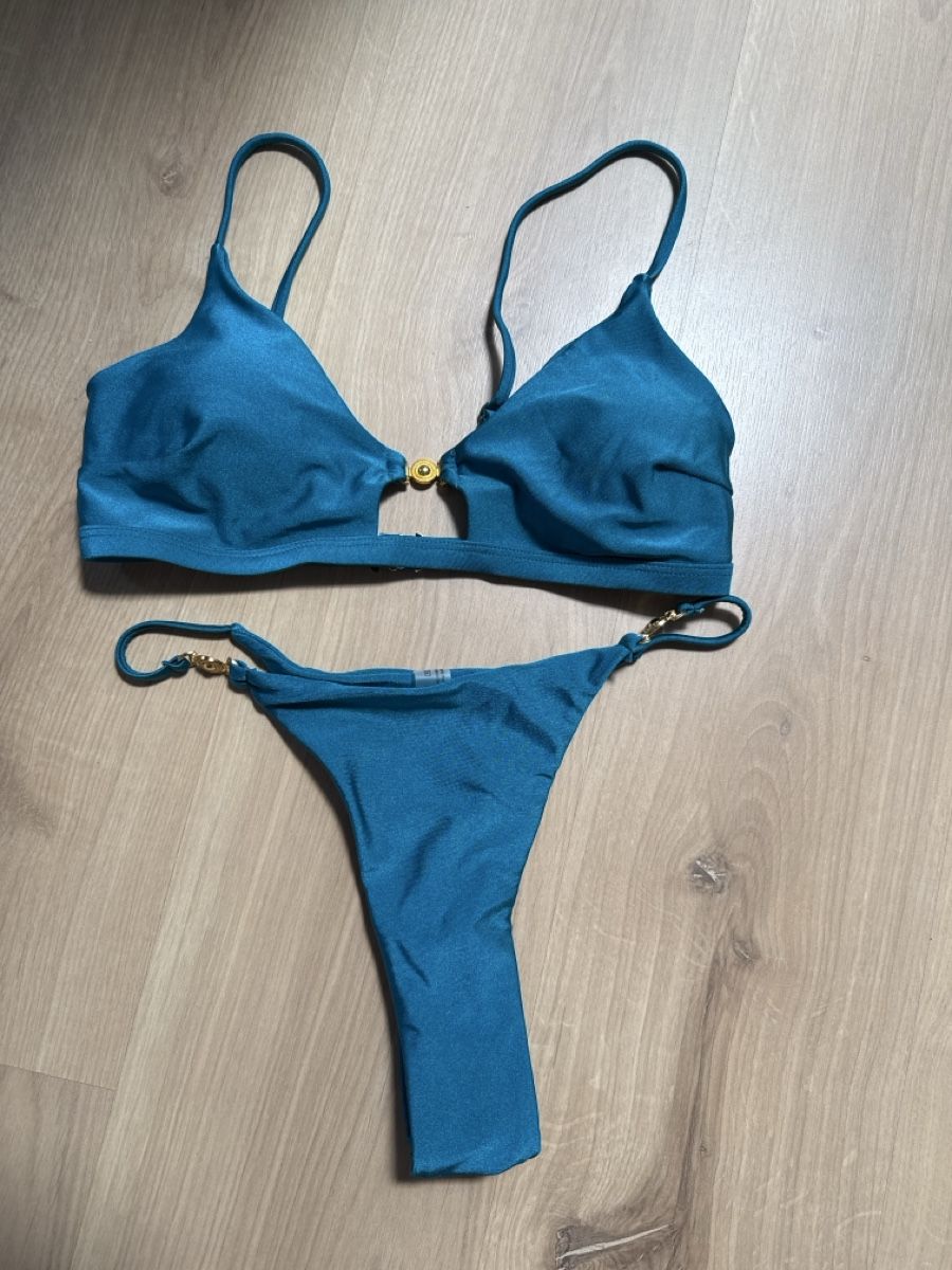 Costumi da bagno & Bikini: Bikini petrol Grösse M / neuwertig – Nuovo (secondo la descrizione) da Schlieren venduto da Schnaepliparadies 2