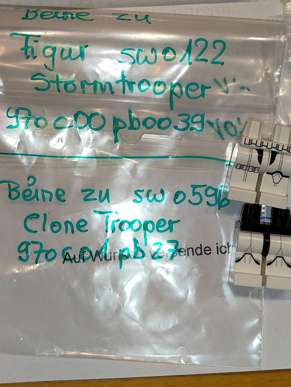 Lego Baukästen: Legofigurenteile  div Einzelteile zu SW Figuren  /E19 – Gebraucht aus St. Gallen von Bisaknosp 2