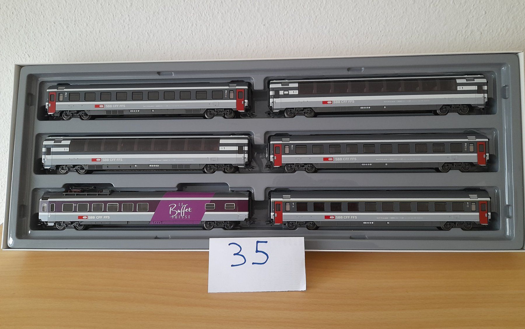Märklin Modelleisenbahnen: Composition Euro City  CFF – Neu und originalverpackt aus Auvernier von gandalf08