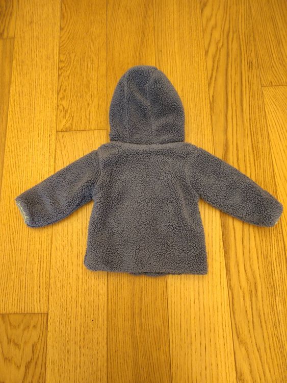 Produktbild von Next Baby Mädchen Baby-Jacke Mit Fellimitatbesatz An Der Kapuze Weiß 3