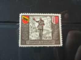 Soldatenmarke Schweiz, 1918, Feldpost 3. Division **