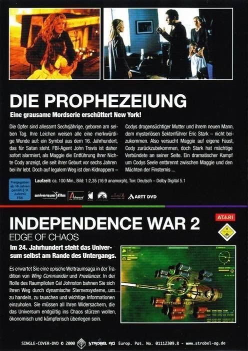 Tutti i DVDs: Die Prophezeiung: SFT Edition 04/05 – Nuovo (secondo la descrizione) da Volketswil venduto da Fraese1 1