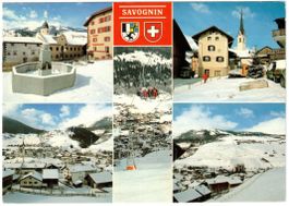 Savognin - 5 Bild AK