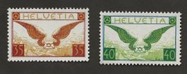 Schweiz Flugpost 14, 15 postfrisch Katalog 300.-