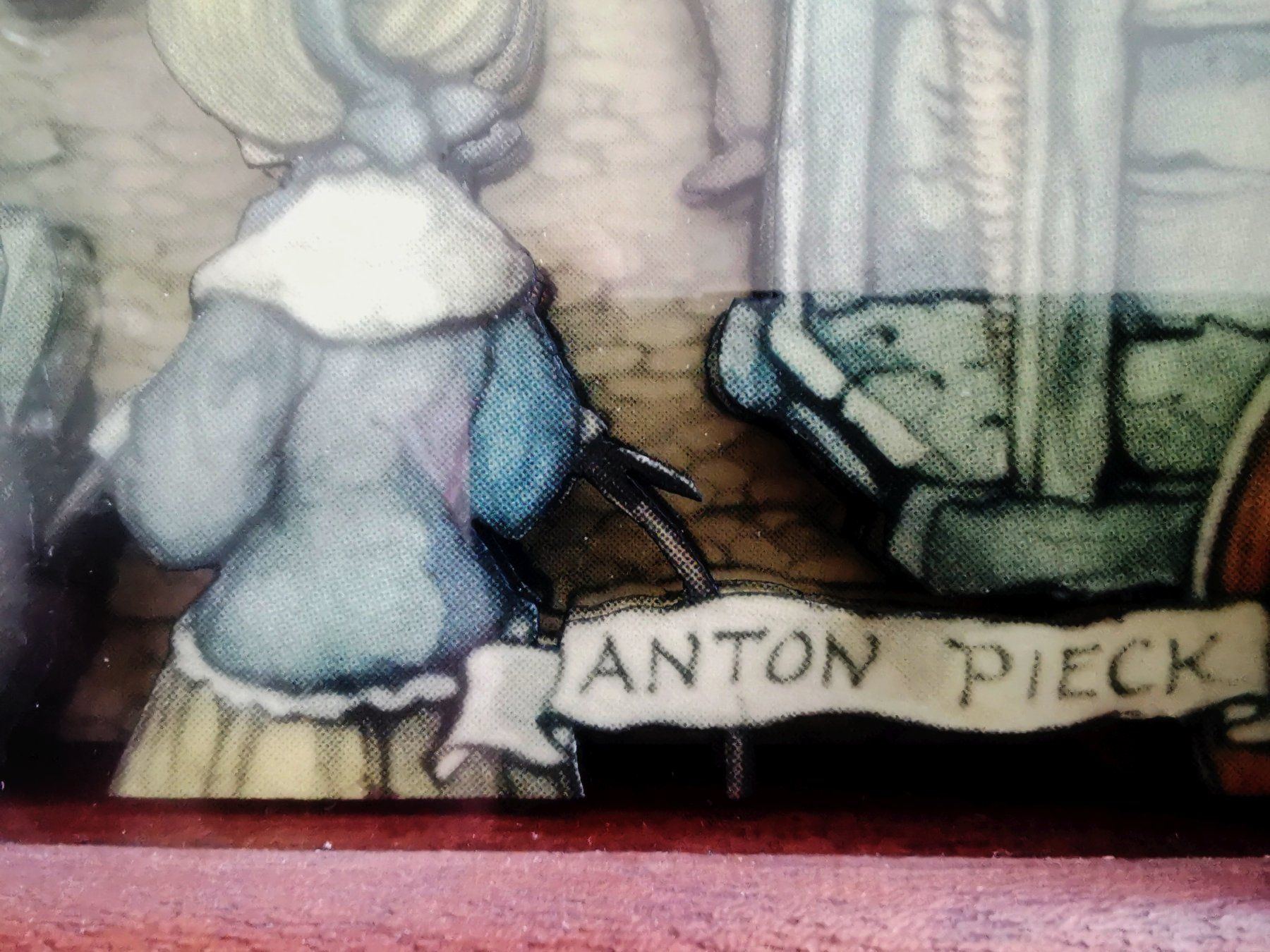 Tutte le decorazioni: 3D-Bild "Amelia" - Marktszene von Anton Franciscus Pieck – Usato da Dübendorf venduto da aschiduebendorf 3