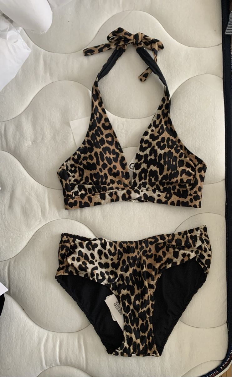 Ganni Costumi da bagno & Bikini: Bikini léopard Ganni – Nuovo e nell'imballaggio originale da Genève venduto da rez_c6c6