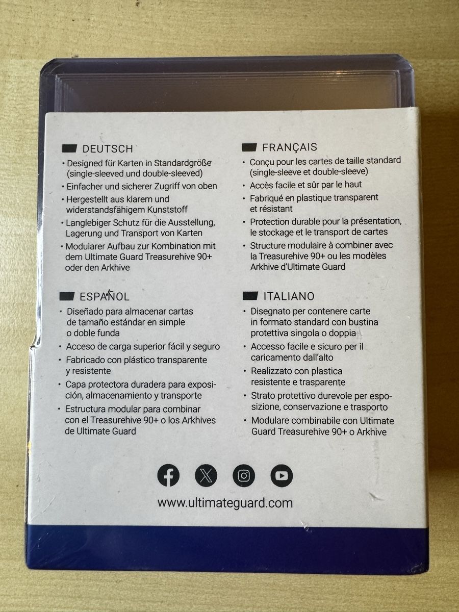 Carte collezionabili: Ultimate Guard / 25x Toploader / OVP-Sealed – Usato da Herzogenbuchsee venduto da TCG-High-Quality 1