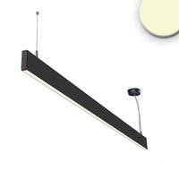 LED Pendelleuchte, Schwarz, 120 cm Länge