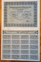 Aktie Schweizerischer Bankverein - 500 Fr. - 1927