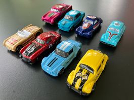 8 Modellautos 1:64 VW Käfer Mercedes BMW seltene Versionen