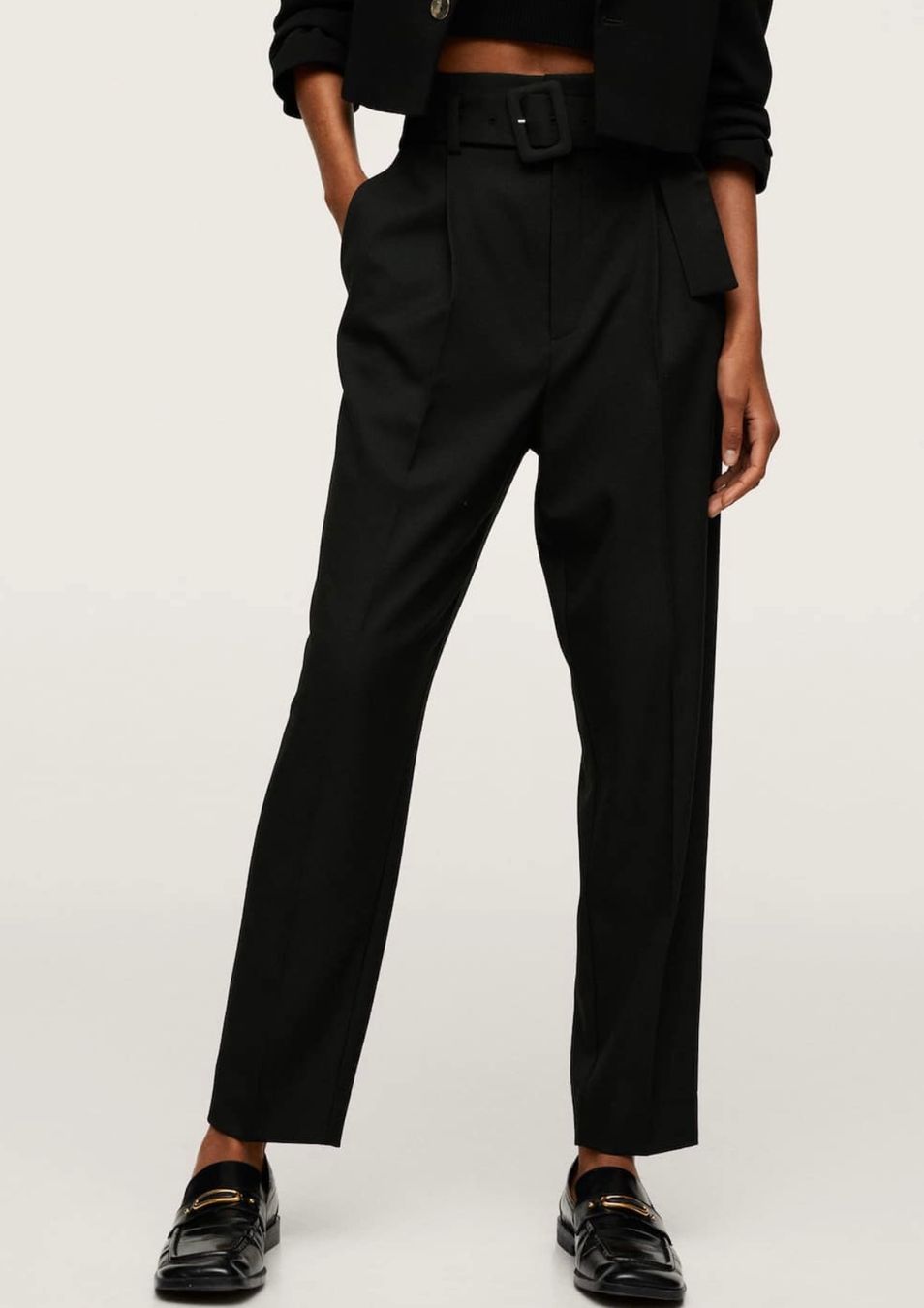 Mango Pantaloni: Mango Hose mit Gürtel – Usato da Urdorf venduto da fairfashion