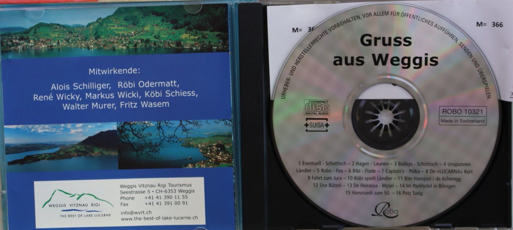 CDs: Gruss aus Weggis - Schweizerfolklore – Gebraucht aus Luzern von CONTENTI 1
