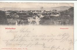 Ansichtskarte Winterthur Hauptansicht 1903