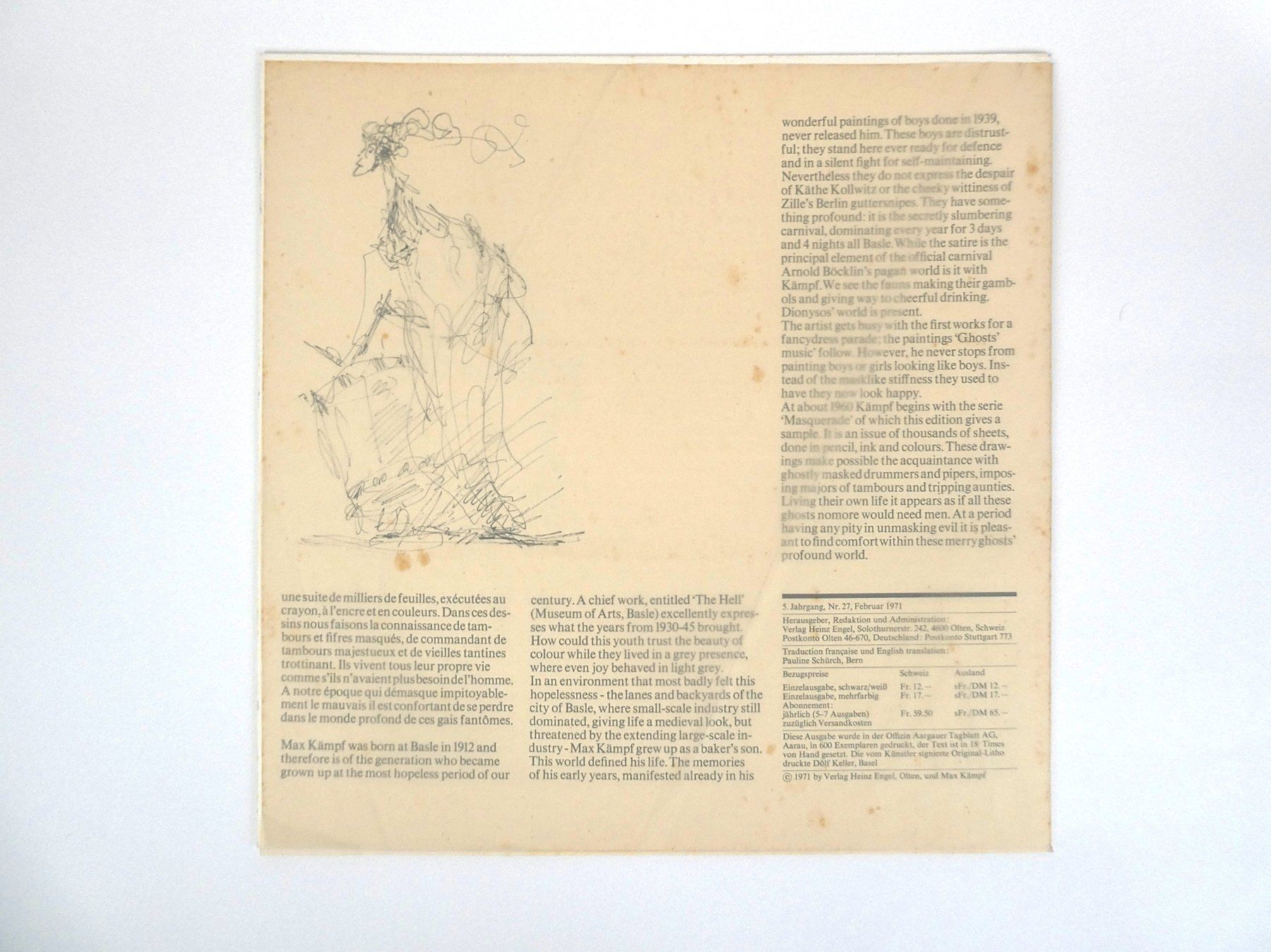 Zeitschriften & Magazine: philographic 27 Zeitschrift - Max Kämpf – Gebraucht aus Urtenen-Schönbühl von Restwert_Schoenbuehl 1