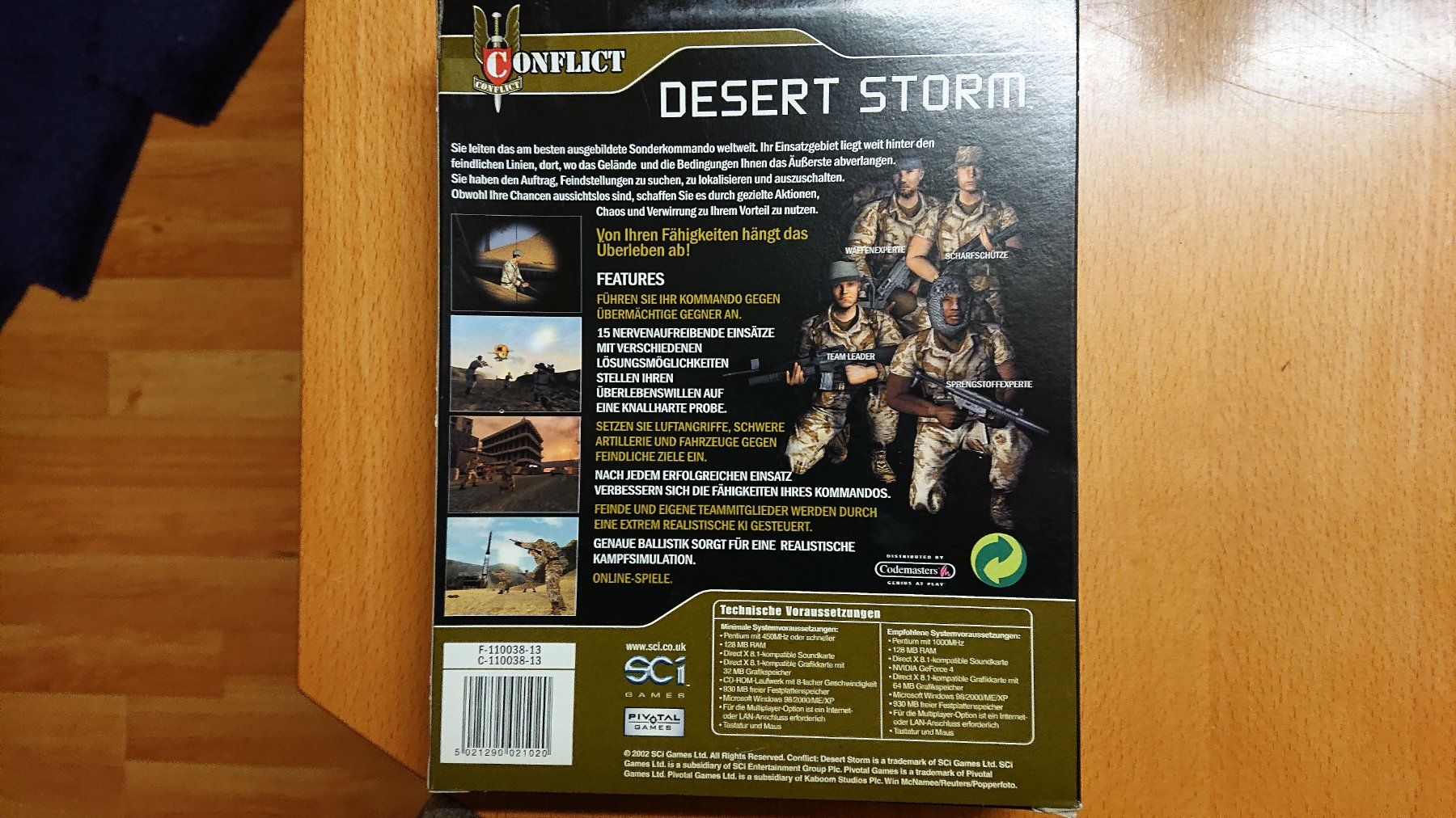 Spiele: PC Game Conflict Desert Storm 2002 auf CD – Gebraucht aus Reinach BL von Hampe45 2