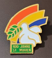 Q923 - Pin Religion Kirche - 100 Jahre St. Marien  / Taube