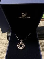 Swarovski Halskette mit Doppelkreis-Anhänger