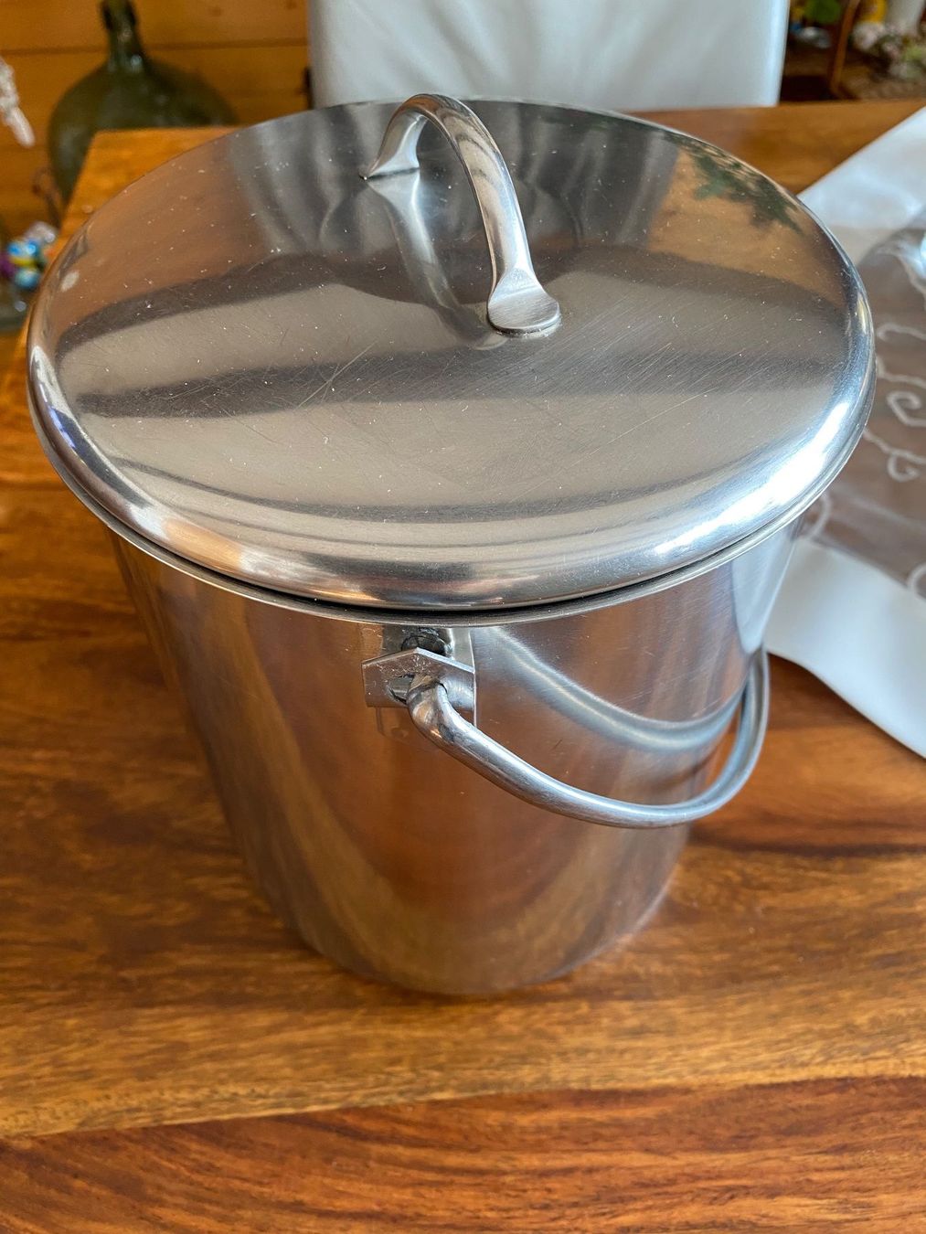 Sonstiges für Haushalt & Wohnen: Milchkesseli/Kanne swiss-made NSN18-8 INOX mit Deckel 5 Lit. – Gebraucht aus Stein AR von claire009 3