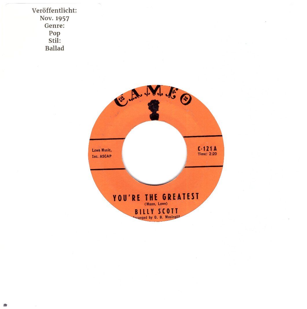 Vinyles: BILLY SCOTT – D'occasion à Bassersdorf par house-of-vinyl