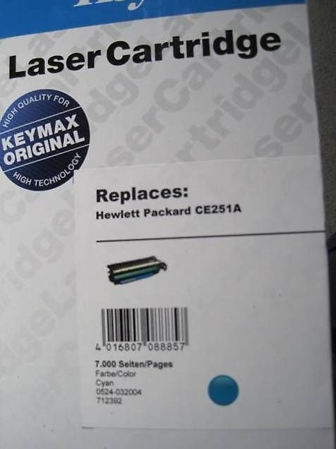 Druckerpatronen & Toner: Cartouche HP CE251A Cyan – Gebraucht aus Grolley von Qayer 2