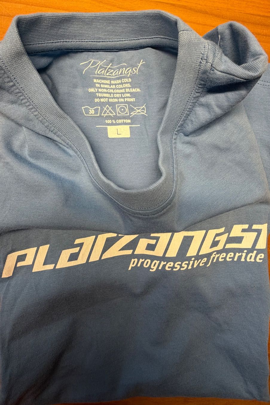 T-shirt: T-Shirt Platzangst "progressive freeride", grau – Nuovo (secondo la descrizione) da Adligenswil venduto da swisstra 3