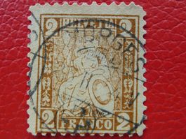 Sitzende Helvetia: Nr.37, Fournier-Ganzfälschung