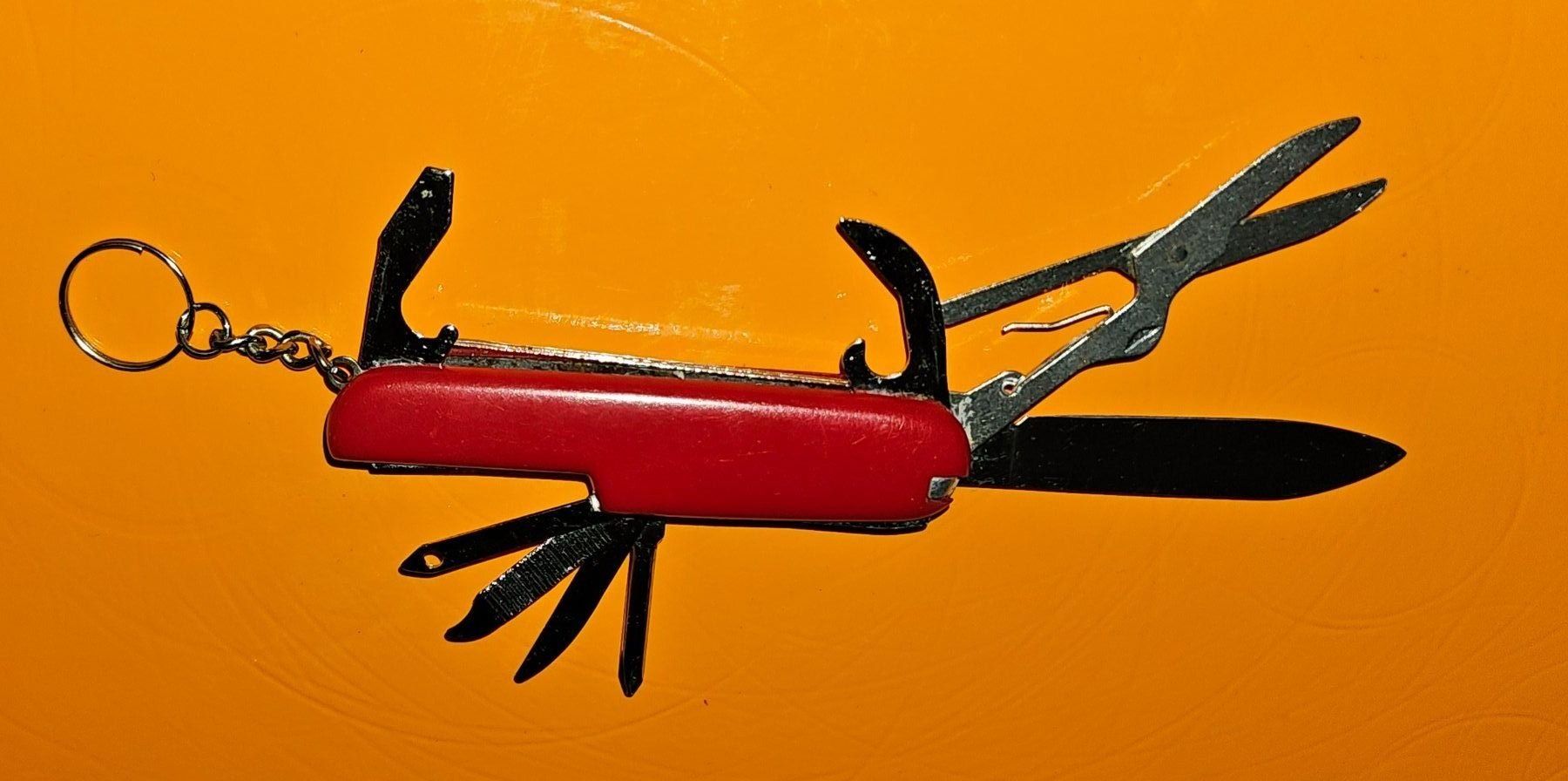 Coltelli tascabile: Taschenmesser, Sackmesser, rot, – Usato da Kreuzlingen venduto da UAE 2