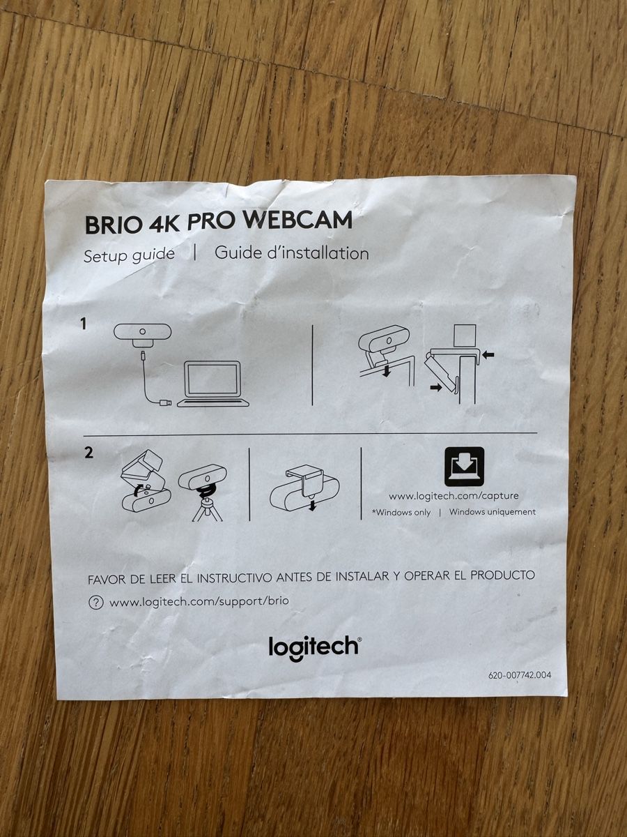 Logitech Webcam: Webcam BRIO 4K pro – Usato da Basel venduto da ser_qy29 8