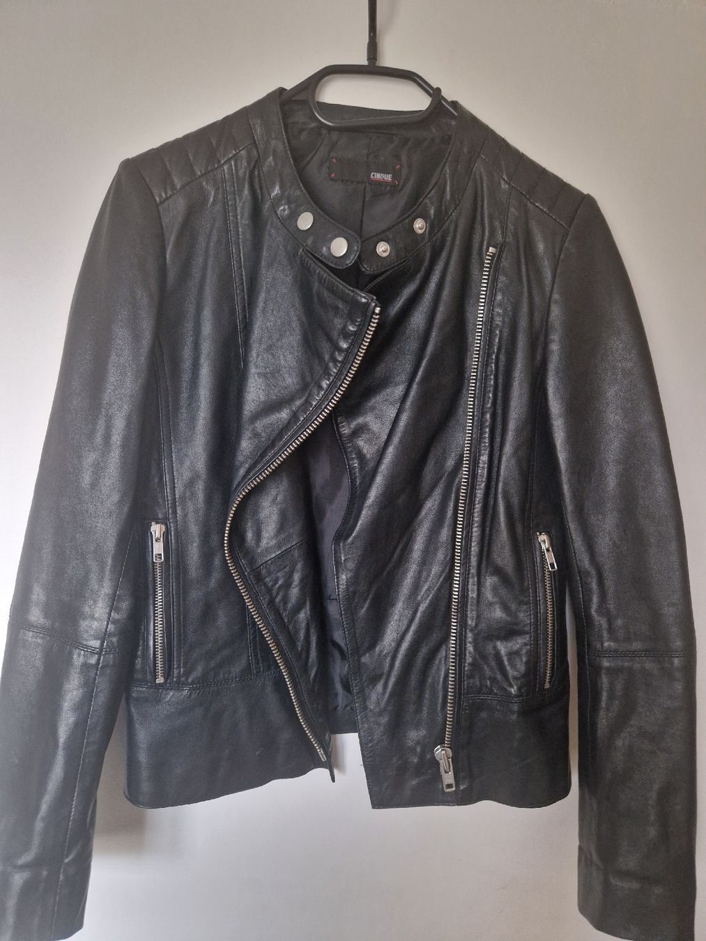 Cinque Giacche: Cinque Lederjacke, schwarz, Grösse 34 – Usato da Kloten venduto da somsing 4