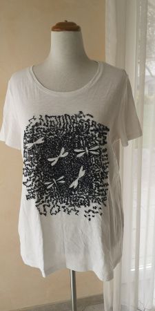 ❤ NEUES T-Shirt mit Stickerei ❤ 100 % Baumwolle