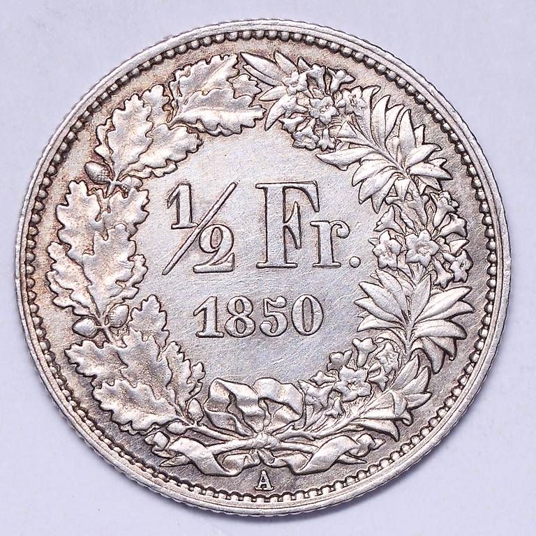 Tutti le monete: 1/2 CHF 1850 – Usato da Basel venduto da nat_pry5 1