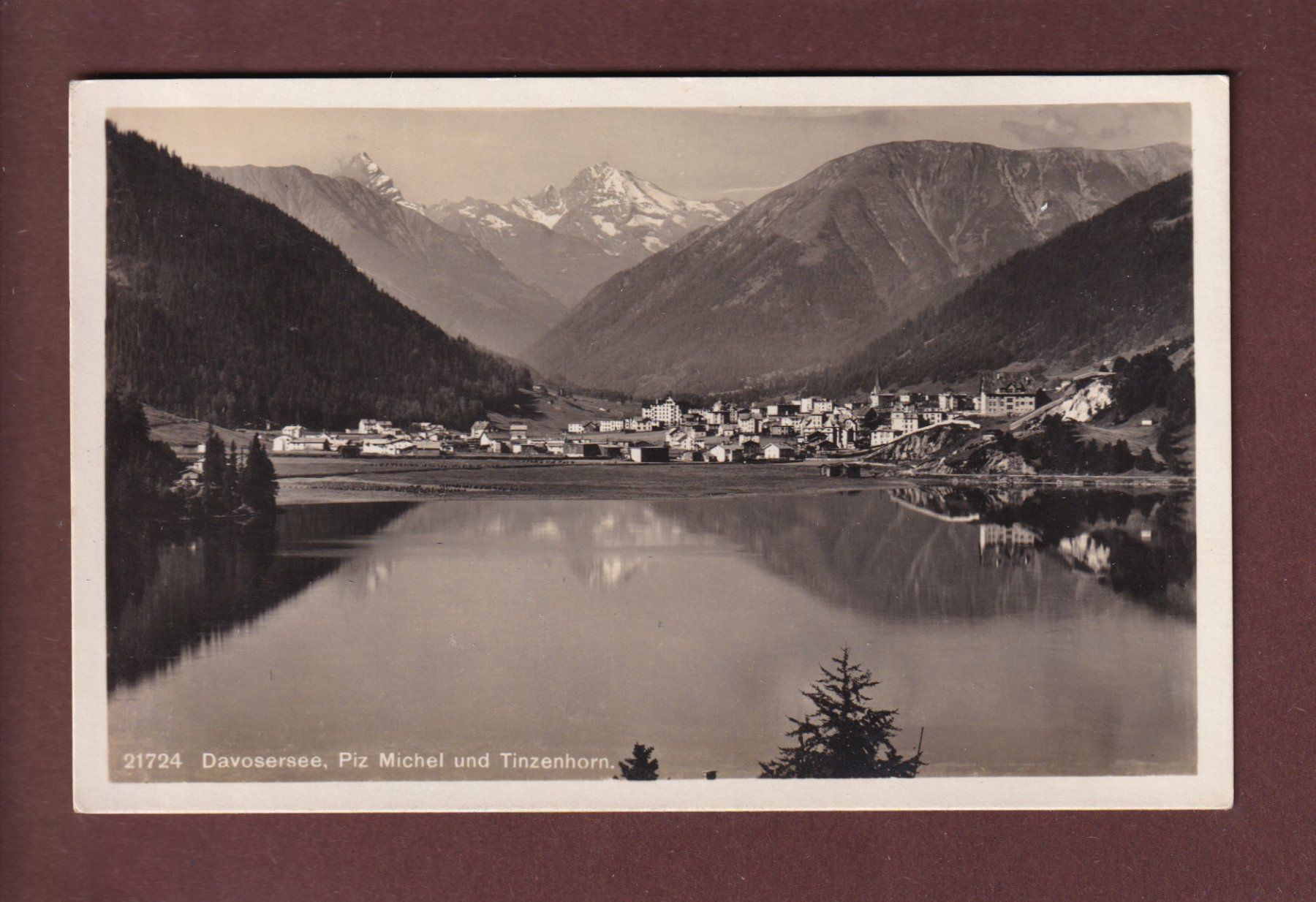 Ansichtskarten: DAVOS - Davosersee – Gebraucht aus Pully von nicecards