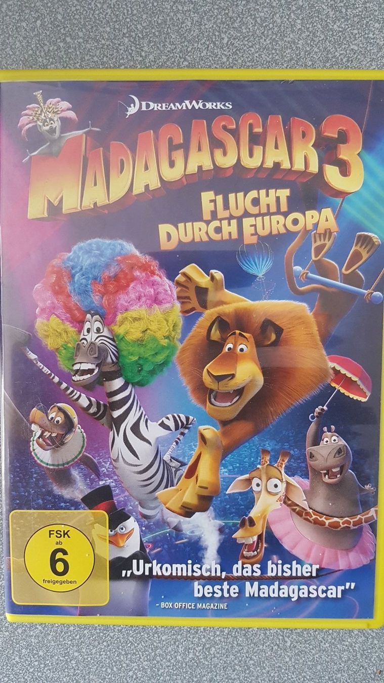 Tutti i DVDs: DVD Madagascar 3 Flucht durch Europa – Usato da Oetwil am See venduto da fineli2