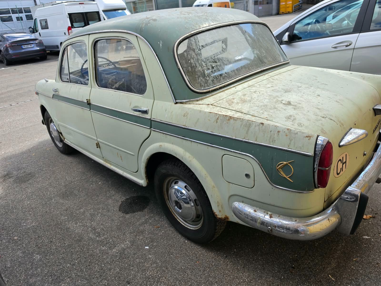 Fiat Automobili: Fiat 1100 Oldtimer 1959 Restaurationsobjekt – Usato da Allschwil venduto da MAS-Auto-Allschwil 3