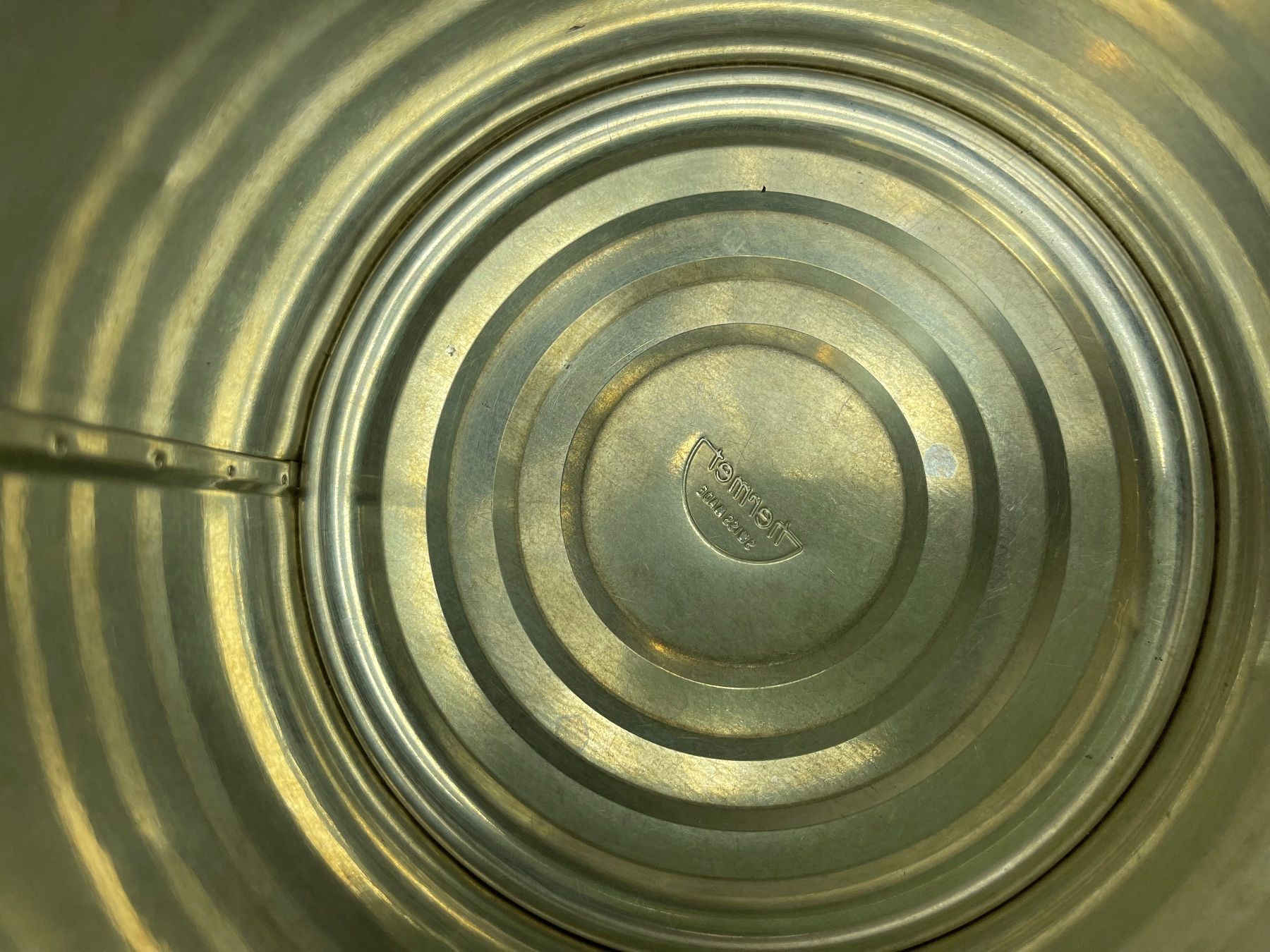Dosen: Blechdose HERMET mit Bakelit-Deckel OWO Patent, selten – Gebraucht aus Zürich von Arche_Brockenhaus 6