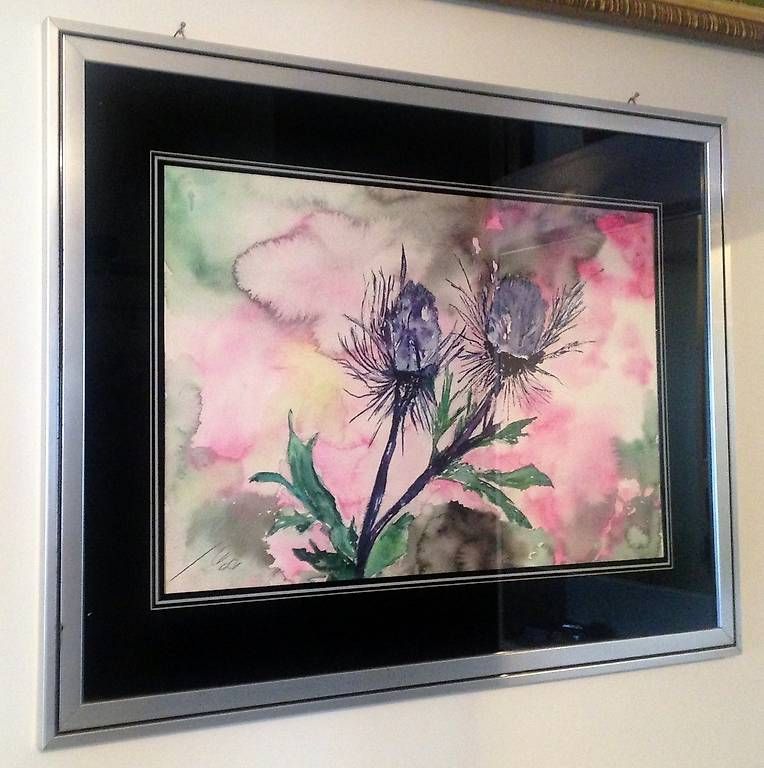 Dipinti: Disteln Aquarell – Nuovo e nell'imballaggio originale da Eschenbach venduto da Alicekunst 3