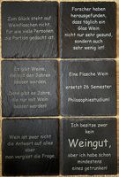 Untersetzer Wein Geschenkset