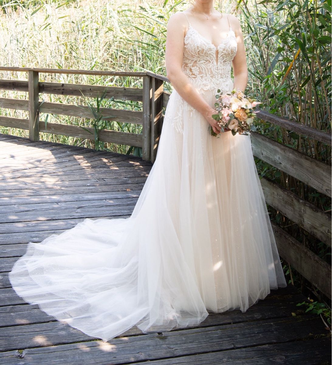 Kleider: Brautkleid Modeca Gr. 38 – Gebraucht aus Brunnen von Herzig-Brautmode 3