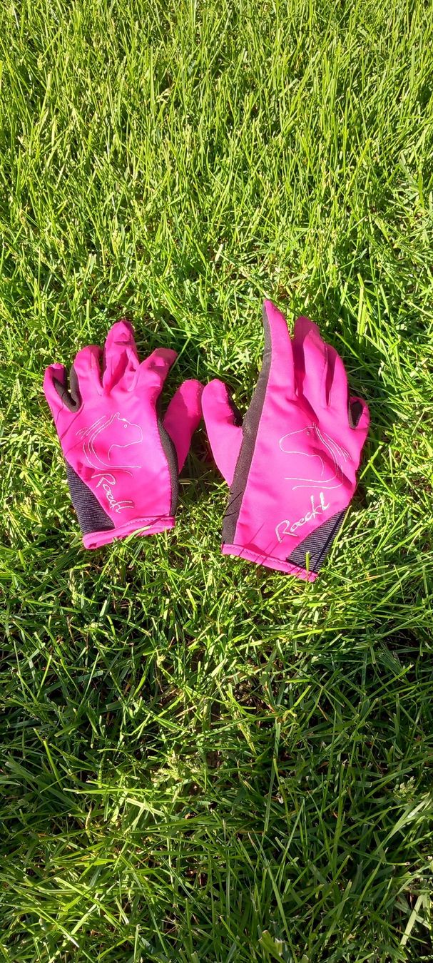 Roeckl Guanti: Kinder Reithandschuhe Pink – Usato da Bünzen venduto da kalink