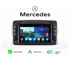 Autoradio Android Mercedes - (Bluetooth, DAB+, Carplay, GPS)