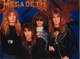 Megadeath Dave Mustaine & David Ellefson Autogramm