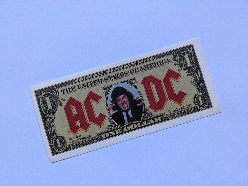 ORIGINAL One Dollar AC/DC (1990) | Kaufen auf Ricardo