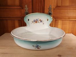 Emaille Becken, Antike Ablage,Tablar