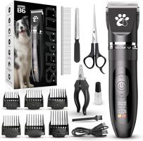 Hundeschermaschine Akku LED 3 Stufen für Hunde Katzen