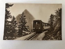 Dent de Jaman  Train   Carte photographic Lebet Geneve