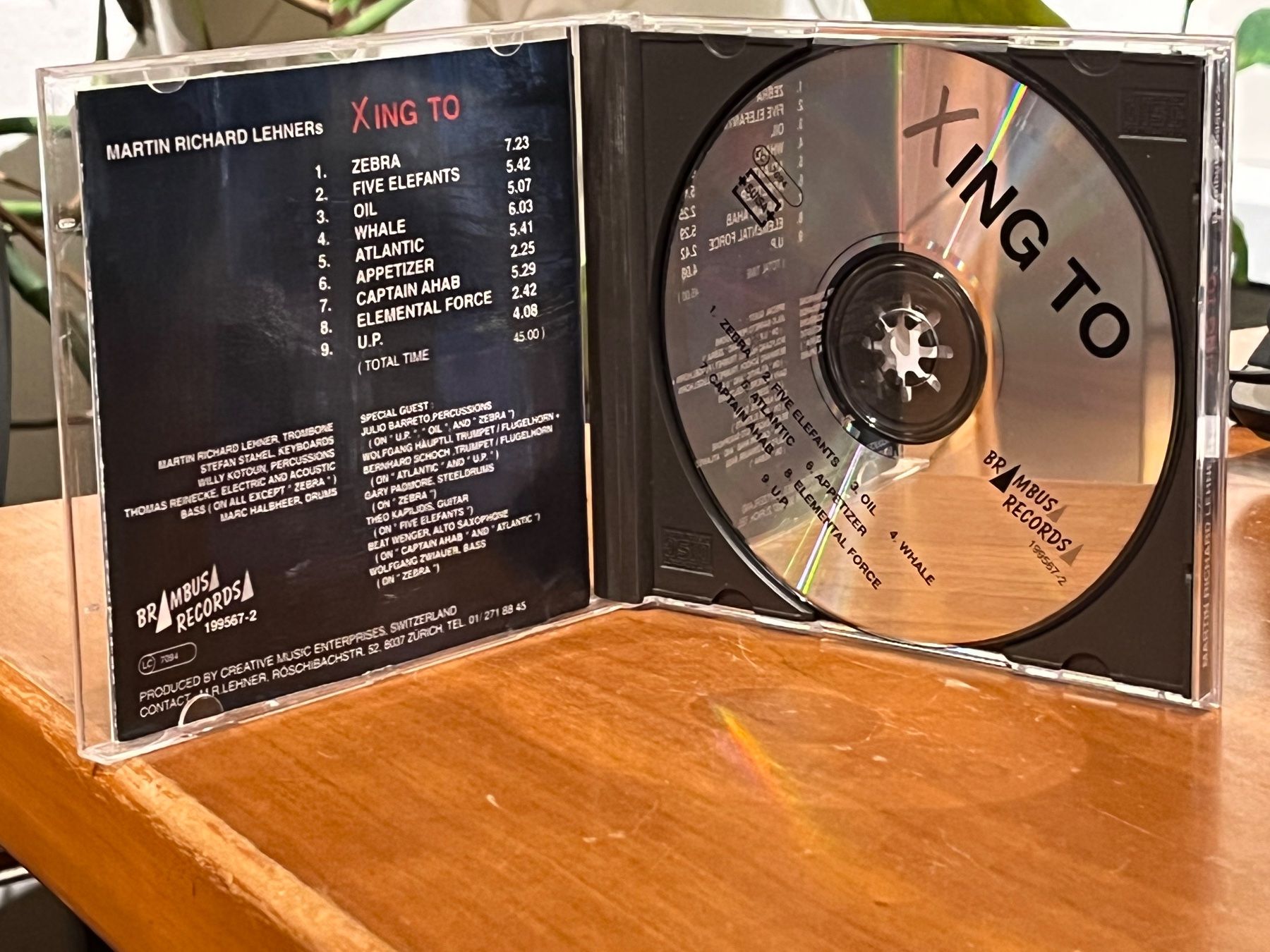 CD: Martin Richard Lehner's Xing To - SJO – Usato da Küsnacht ZH venduto da swisssales.net 1