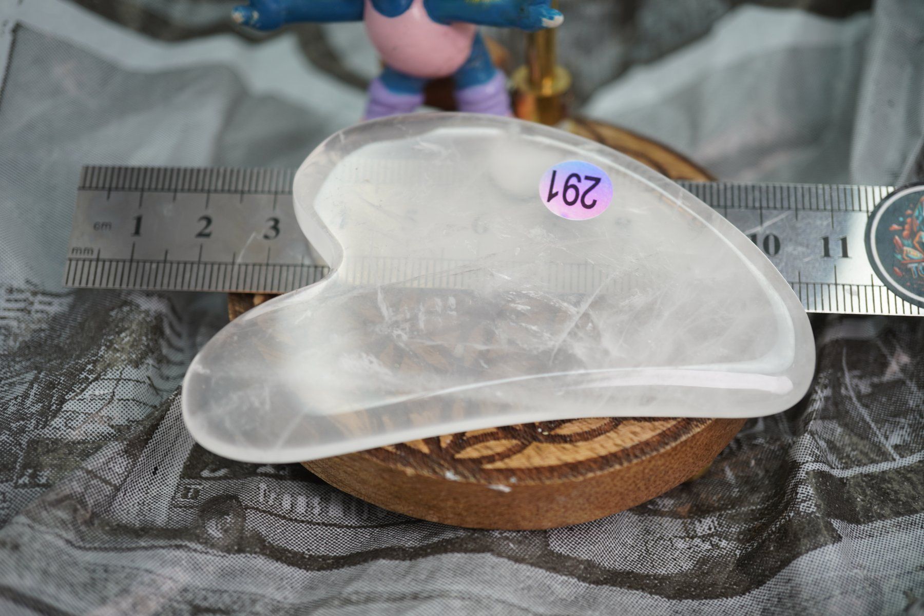Minerali & Pietre curative: Gua Sha Massage-Stein  Bergkristall      ab 1.- – Nuovo e nell'imballaggio originale da Eschenbach SG venduto da topstone 2