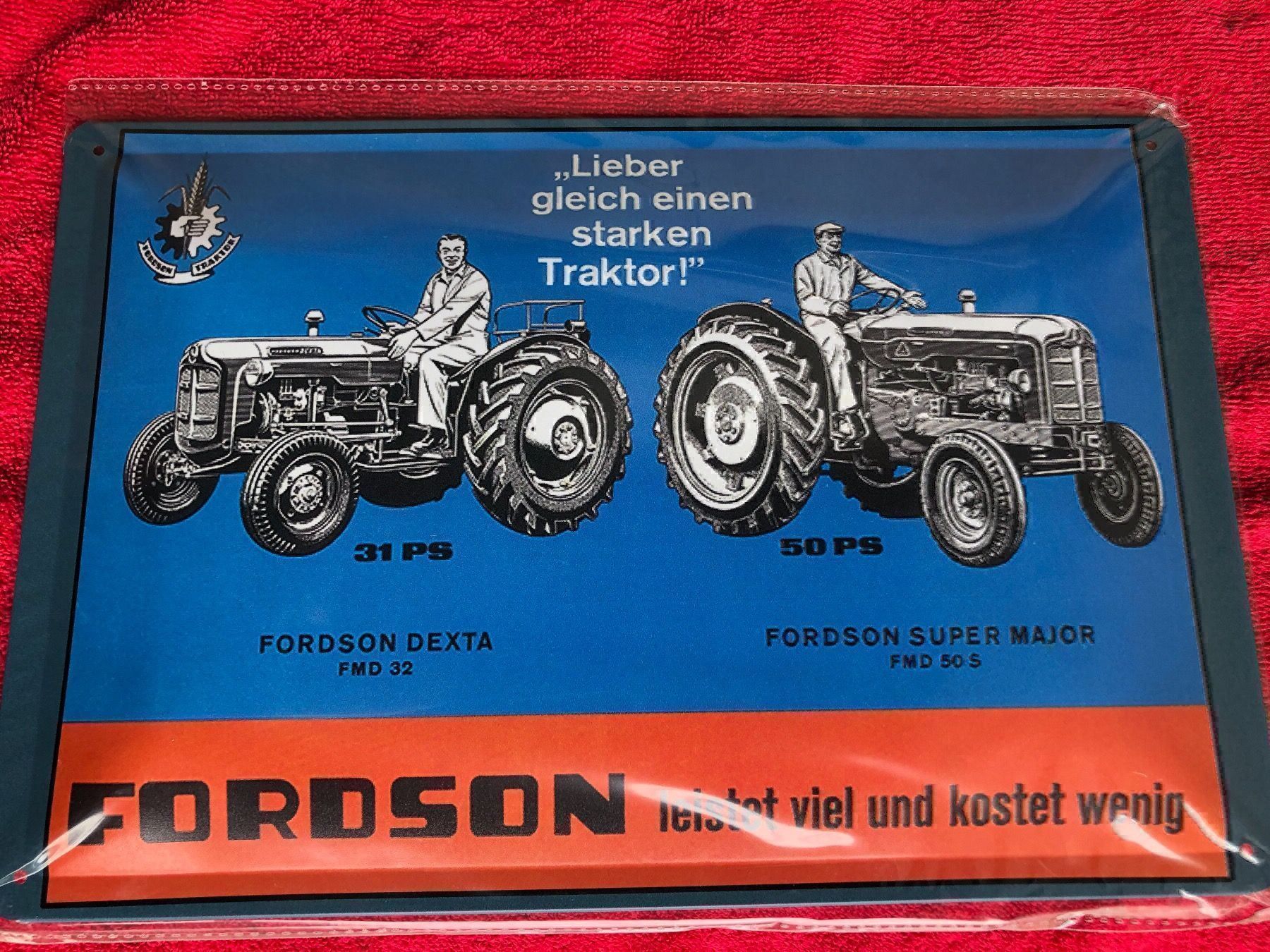 Insegne: Fordson Traktor diesel schlepper – Nuovo (secondo la descrizione) da Reinach AG venduto da rares75